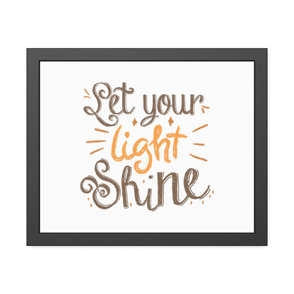 Let Your Light Shine | Poster Frame