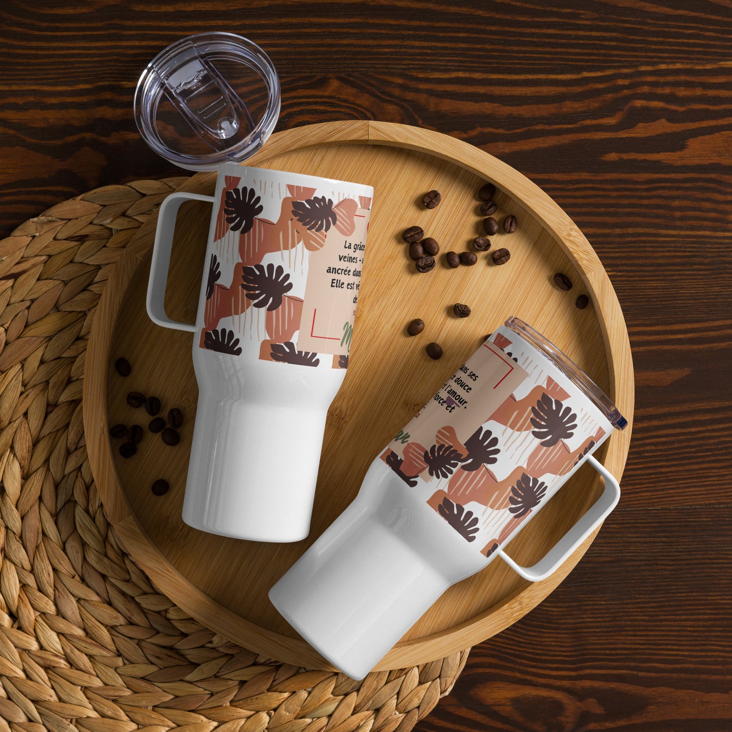 French Statement Mother's Day Travel mug | Le Cœur d’une Maman