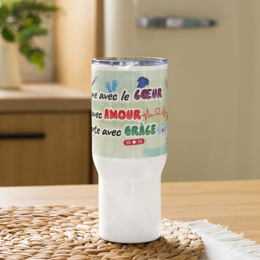 Travel mug  739ml | Pédiatre French Statement