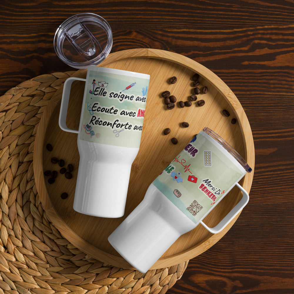 Travel mug  739ml | Pédiatre French Statement