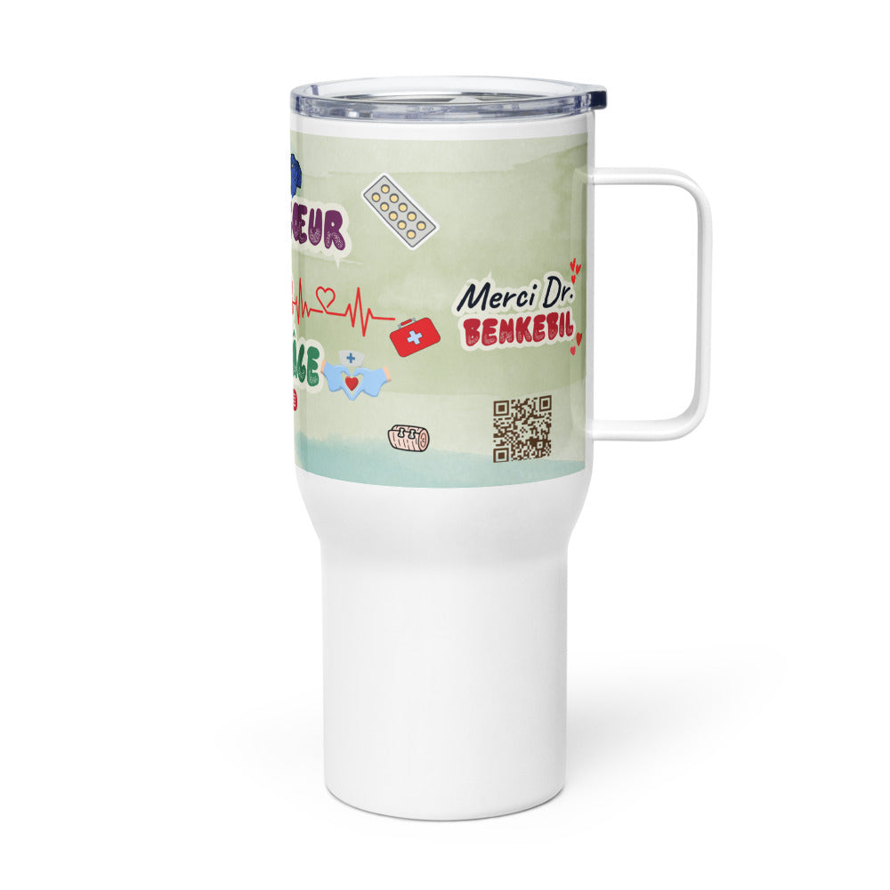 Travel mug  739ml | Pédiatre French Statement