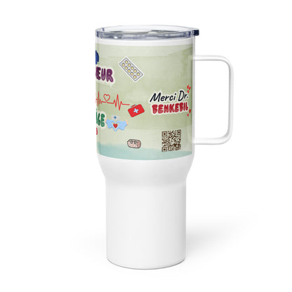 Travel mug  739ml | Pédiatre French Statement